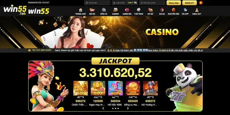 Hệ sinh thái Casino Win55 thiết lập tiêu chuẩn mới