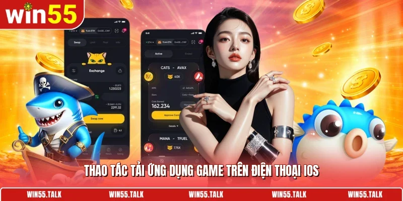 Thao tác tải ứng dụng game trên điện thoại IOS