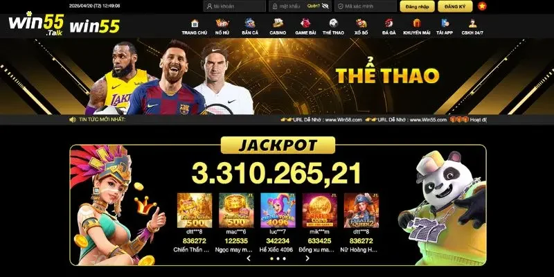 Hệ thống kèo cược Thể thao Win55 và hạ tầng dữ liệu