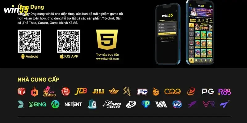So sánh trải nghiệm giữa phiên bản Web và App của Win55