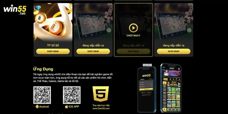 Bảng thống kê tần suất lô tô trên giao diện Xổ số Win55